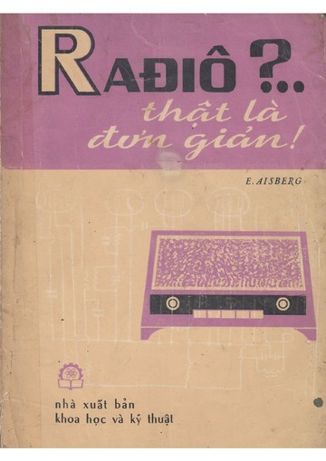 Bìa sách Radio thật là đơn giản